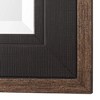 Uttermost Rectangular Vanity Accent Wall Mirror Rustic Beveled Black Aged Bronze Wood Frame 30" Wide for Bathroom Bedroom Home - 2 of 3