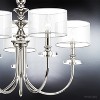 Urban Ambiance Luxury Cosmopolitan Chandelier,  25-1/8" x 28",  Polished Nickel Finish, UHP2921 - 4 of 4