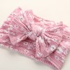 MyKids-Usa Baby Floral Print Soft Big Bow Headband - 4 of 4