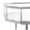Silva 2 Tier Octagon Bar Cart - BCT8004 - Safavieh - 3 of 4