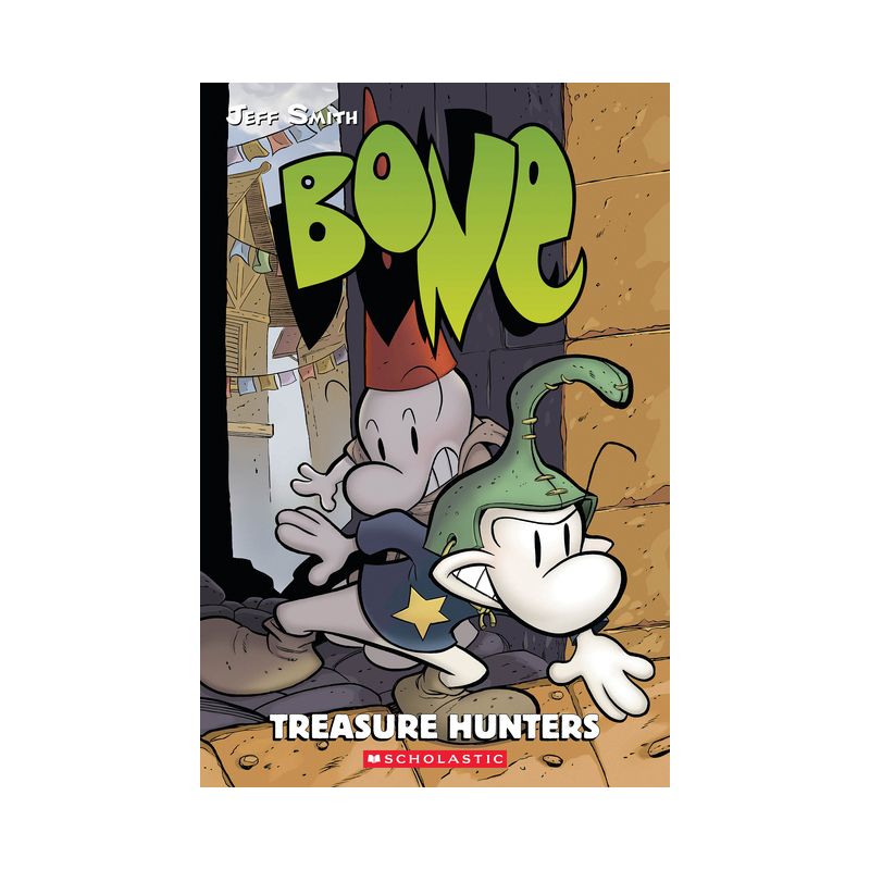 Treasure Hunters: A Graphic Novel (Bone #8) - (Bone Reissue Graphic Novels (Hardcover)) by  Jeff Smith (Paperback), 1 of 2