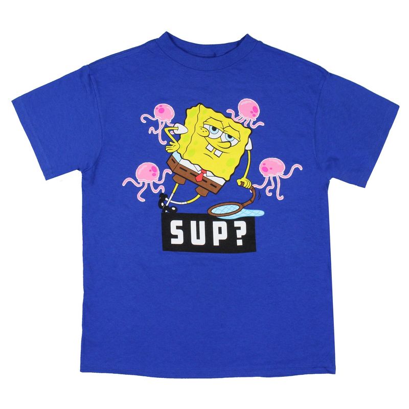 Nickelodeon SpongeBob SquarePants Boy's SUP! Jellyfish Youth T-Shirt, 1 of 4