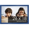 PosterPalooza | Classic Modern Blue Picture Frame - UV Acrylic, Backing Board, Hanging Hardware Included - 2 of 4