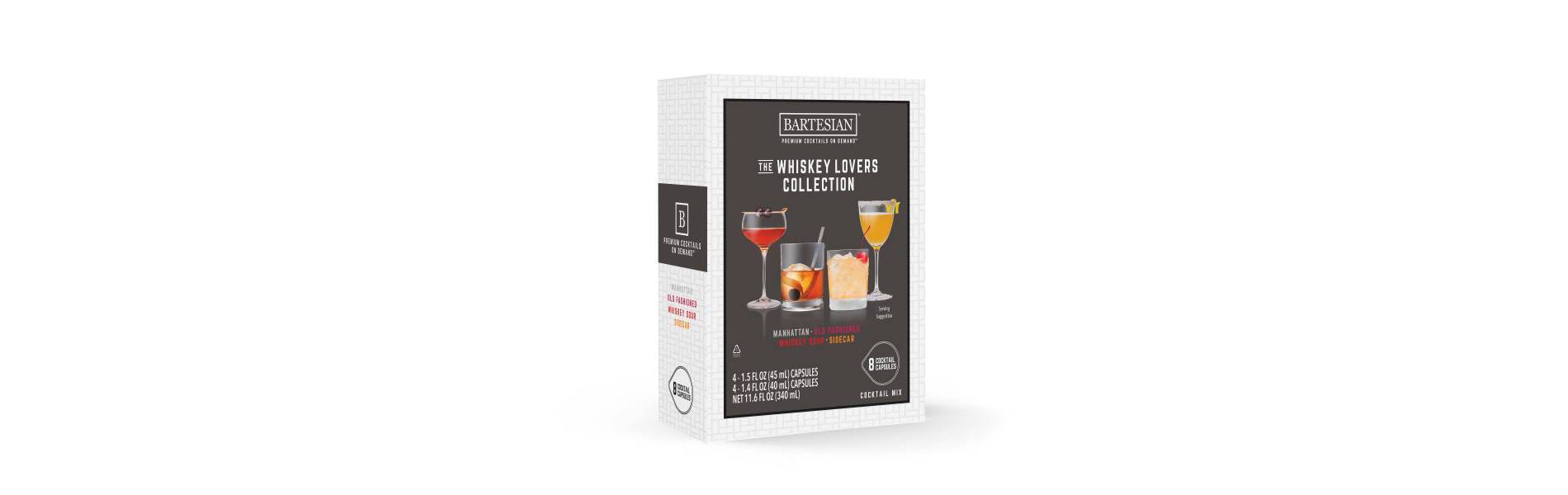 Bartesian Whiskey Lover's 8pk Collection 55397