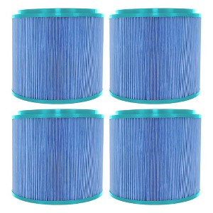 Hurricane 4 Pack Elite Aseptic Replacement Spa Filter Cartridge for Unicel 5CH-352, PPM35SC-F2M, Filbur FC-1008, and Master Spas EP - 1 of 4