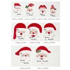 Wrapables Santa Claus Sticker Labels, Christmas Holiday Name Tags for Gifts & Stationery (45pcs) - 3 of 4