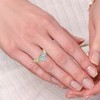 Pompeii3 Certified 1 1/3Ct Diamond Round Engagement Ring 14k Gold or Platinum Lab Created - 4 of 4