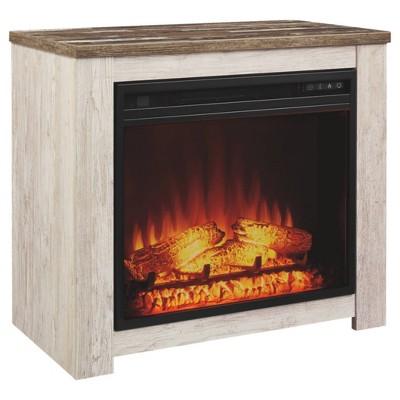 Willowton Fireplace Mantel Whitewash - Signature Design by Ashley