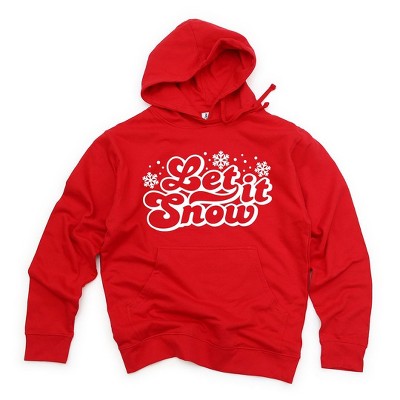 Simply Sage Market Women's Graphic Hoodie Retro Let It Snow