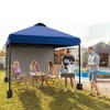 10x10 Pop Up Canopy with Sidewalls for Outdoor, Portable Outdoor Canopy with One Push Setup, Easy Set-Up Waterproof Pop Up Tent for Outdoor Party - 2 of 4