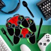 Hachikiko Video Game Birthday Party Decorations, 180 pcs Gaming Party Supplies-Include Banner, Gamer 9" and 7" Paper Plates, Cups,Napkins,Cutlery - 4 of 4