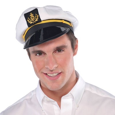 Adult Skipper Hat Halloween Costume Headwear