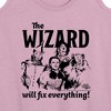 Women's - Wizard of Oz - The Wizard Will Fix Everything Graphic Racerback Tank - 2 of 4