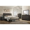 NicBex Nightstand with 2 Drawers,Side Table with Rustic Finish and Handles,Modern Bedside Table for Bedroom,Living Room - 3 of 4