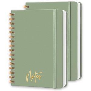 Belatt Lined Spiral Journal Notebook, A5 College Ruled Notebook for Journaling, Note-Taking, and Daily Planning, Durable Hardcover with Elegant Design - 1 of 4