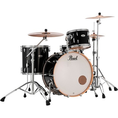 Pearl Professional Maple 3-Piece Shell Pack With 24" Bass Drum Piano Black