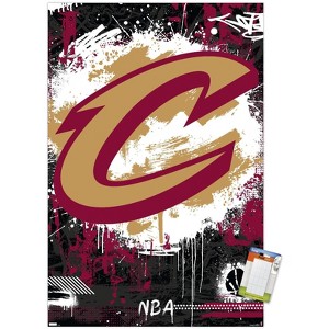 Trends International NBA Cleveland Cavaliers - Maximalist Logo 23 Unframed Wall Poster Prints - 1 of 4
