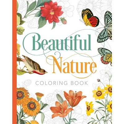 Beautiful Nature Coloring Book - (Sirius Classic Nature Coloring) by  Peter Gray (Paperback)