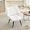 Modern Accent Chair with Wingback, Corduroy Living Room Armchair, Modern Accent Sofa Comfy Reading Chair, Accent Chair with Arms for Office Study - 4 of 4