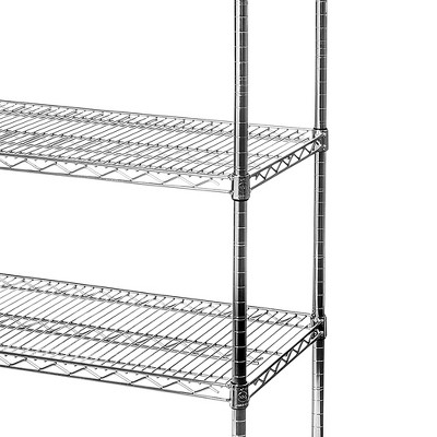 Seville Classics UltraDurable  6-Tier 48" x 18" NSF Steel Wire Shelving