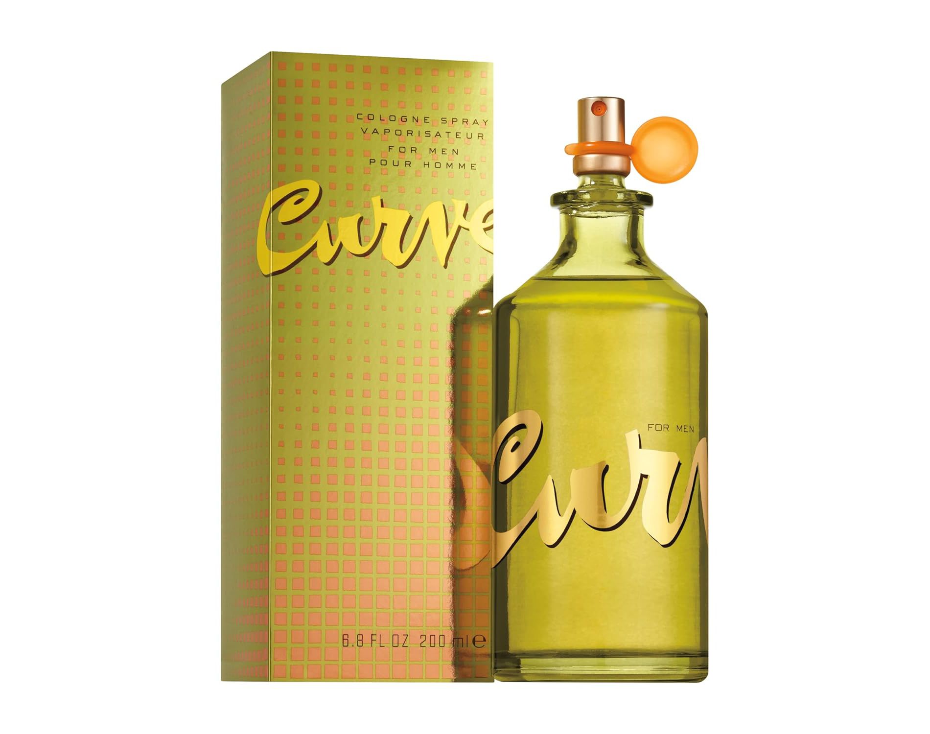 Curve Men's Cologne Fragrance Spray, Spicy Wood Magnetic Scent for Day or Night, 6.8 Fl Oz, Versatile Everyday Cologne