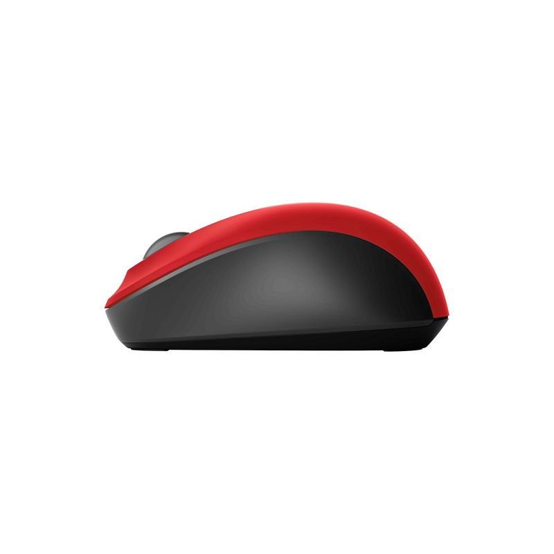 Microsoft Bluetooth Mobile Mouse 3600 Dark Red - Wireless - Bluetooth - BlueTrack Enabled - 4-way Scroll Wheel - Ambidextrous Design, 4 of 5