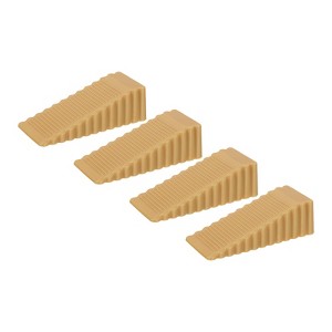 Unique Bargains ABS Anti-Slip Mini Size Wide Applications Door Stop 4 Pcs - 1 of 4