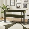 Velvet Upholstered Bench Ottoman For Bed Room,49 Inch Bench For Dining Table,Entryway Bench With Metal Legs End Of Bed Bench -Tanpinhause - 2 of 4