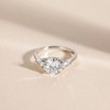 2CT Sterling Silver Engagement Rings for Women Size 7 Fashionable and Exquisite - 2 of 4