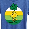 Women's - Peanuts - Woodstock Shamrock Short Sleeve Graphic T-Shirt - 2 of 4
