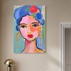 Art Remedy Violeta s Hair with Flowers Beach Life Inspired Wall Art Unframed - 2 of 4