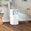 HOMCOM Mobile Portable Air Conditioner for Cooling, Dehumidifier, and Ventilating with Remote Control, for Home Office - 2 of 4