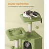 Feandrea 45.3″ H Cat Tree Cat Tower, Multi-Level Cat Play House, Climbing Tree - 2 of 4