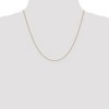 Black Bow Jewelry 0.9mm, 14k Yellow Gold, Cable Chain Necklace - 2 of 4