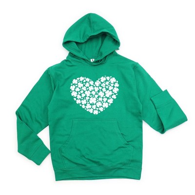 Simply Sage Market Women's Graphic Hoodie Shamrock Heart