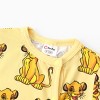 PATPAT Disney Lion King Infant Baby Boy Bamboo Simba Leopard Print Cute Jumpsuit Romper - 3 of 4