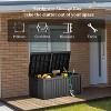 BI&SEA 180 Gallon Waterproof Deck Box-064,Lockable Resin Storage Box for Patio Furniture Cushions Garden Tools and Outdoor Delivery Storage - 3 of 4