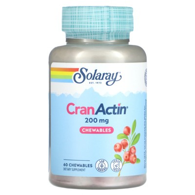 Solaray CranActin, Chewables, 200 mg, 60 Chewables