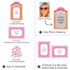 Big Dot of Happiness Hot Girl Bday - Vintage Cake Birthday Party 4x6 Picture Display - Paper Photo Frames - Set of 12 - 4 of 4