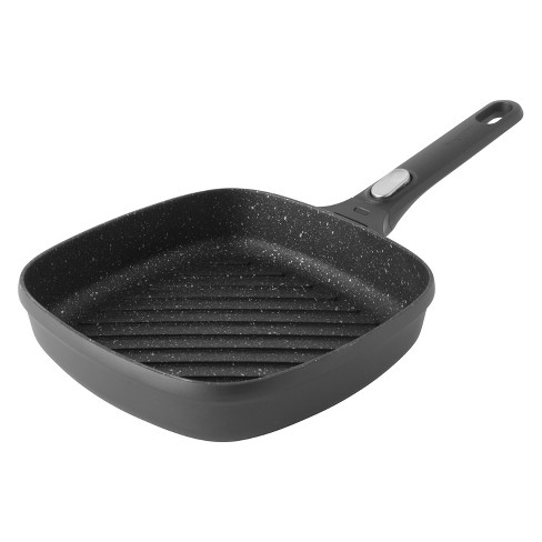 Berghoff Gem 10 Non-stick Square Grill Pan, Detachable Handle, Grey :  Target