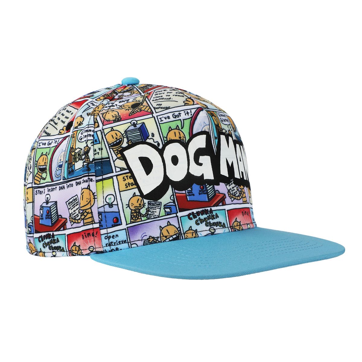 Dog Man Comic Panels Youth Snapback Hat - thumbnail 3