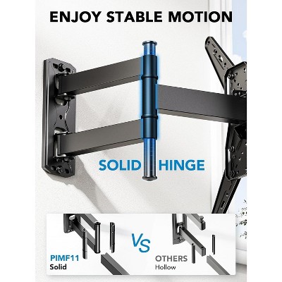 Black Steel Full Motion TV Wall Mount for 26-60" TVs