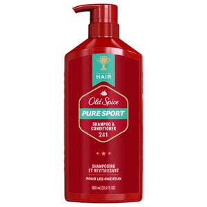 Old Spice Pure Sport 2in1 Shampoo and Conditioner for Men, 22 fl oz - 1 of 3