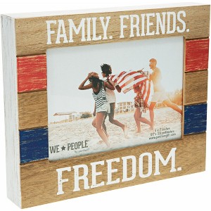 Pavilion Gift Company - USA People - 9" x 7.25" Frame (Holds 5" x 7" photo) - Single Image Frames - 1 of 4