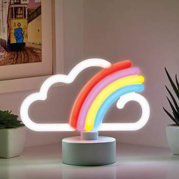 Mini LED Novelty Table Lamp Rainbow - West & Arrow