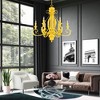 Livex Lighting Valencia 6 - Light Chandelier in  Shiny Yellow - 3 of 4