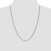 Black Bow Jewelry 1.65mm 14k White Gold Solid Wheat Chain Necklace - 2 of 4