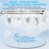 Kismile Ice Maker 26lb/Day Ice with 2 Sizes- Portable Bullet Ice Machine - 2 of 4