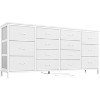 Homhougo TV Stand for TVs up to 75" White - 3 of 4
