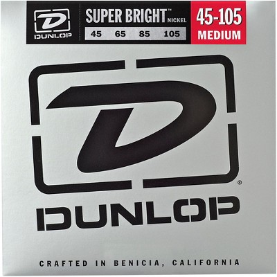 Dunlop Super Bright Nickel Medium 4-String Bass Guitar Strings